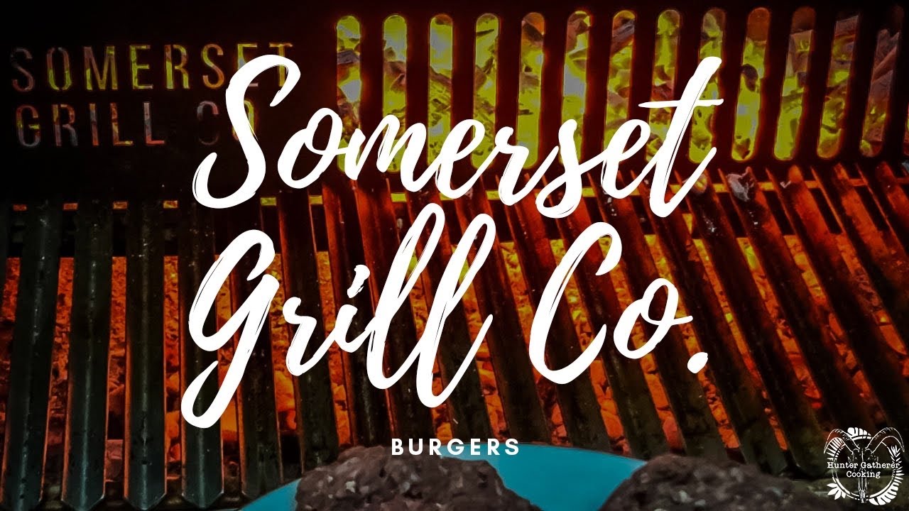 Burgers on the Glastonbury Asado, Somerset Grill Co - Hunter Gatherer Cooking HGC