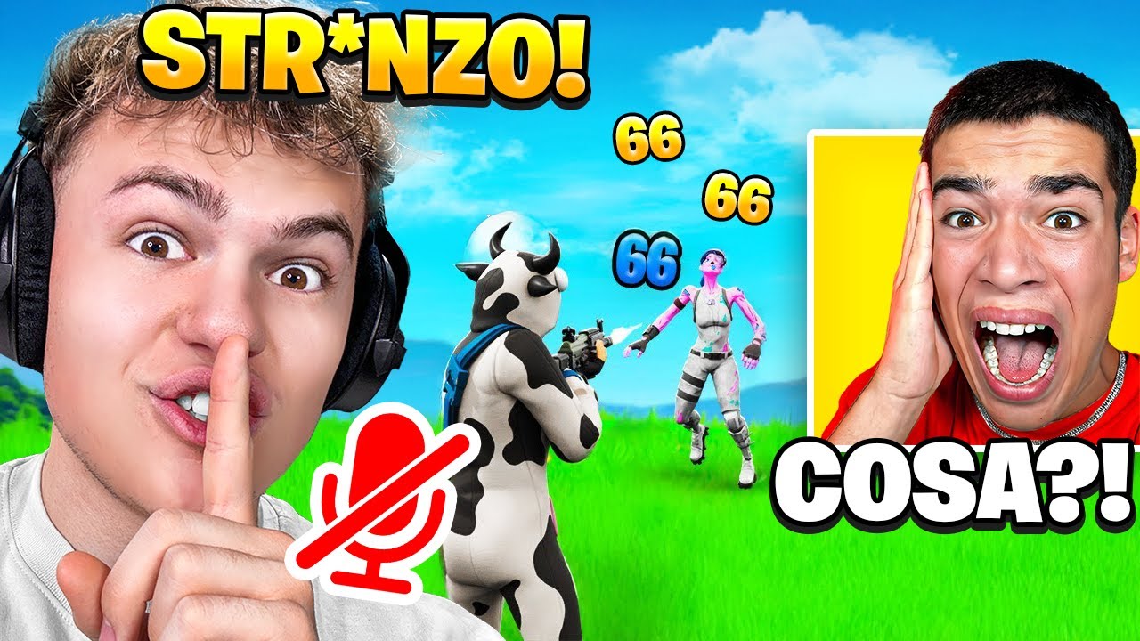 FINGO di MUTARMI e insulto il MIO AMICO! con Ferro su Fortnite
