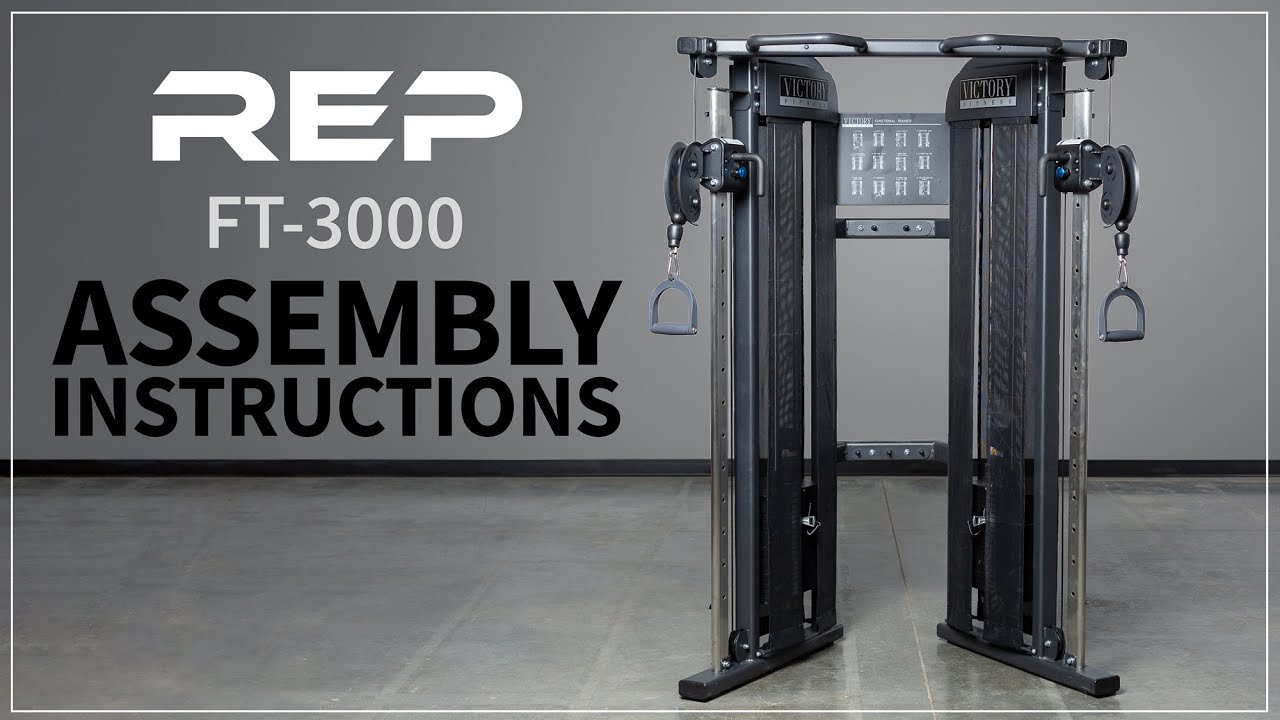 How To Assemble the REP FT-3000 Functional Trainer | Step-By-Step Instructions