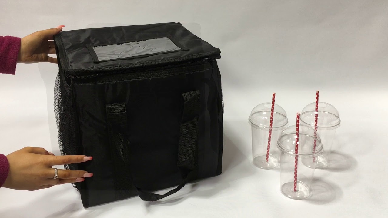 Milkshake Smoothies Coffee Tea Drinks Cup Holder Delivery Bag Transport 9 cups www.takeeataway.com