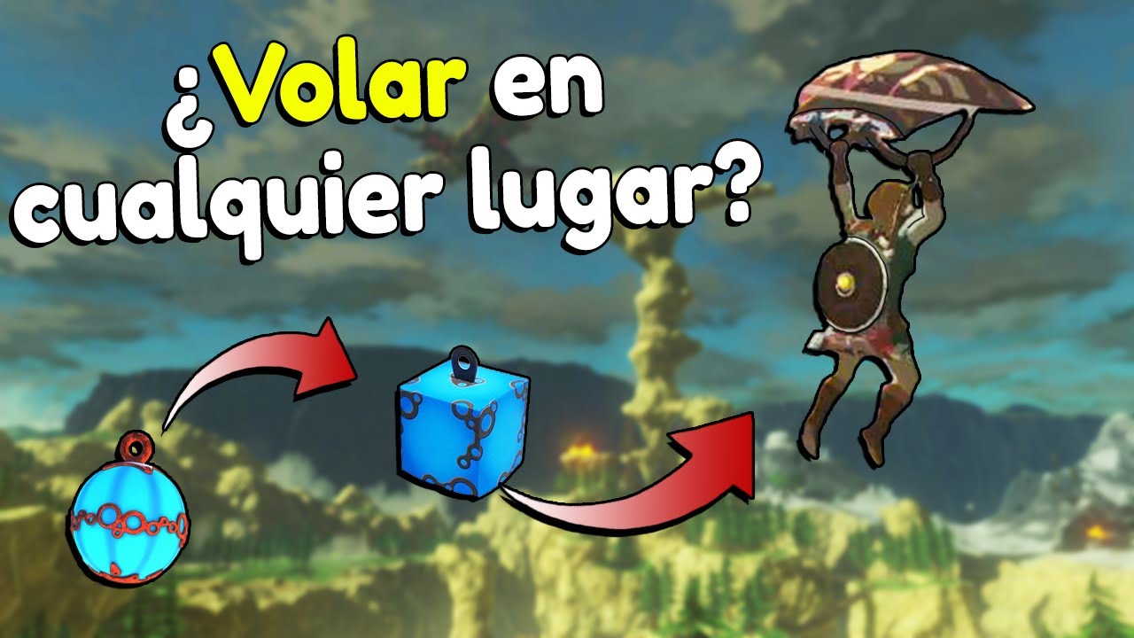 Cómo volar con WINDBOMBS 💣 y BULLET TIME BOUNCE en Breath of the Wild | Tutorial speedrun español