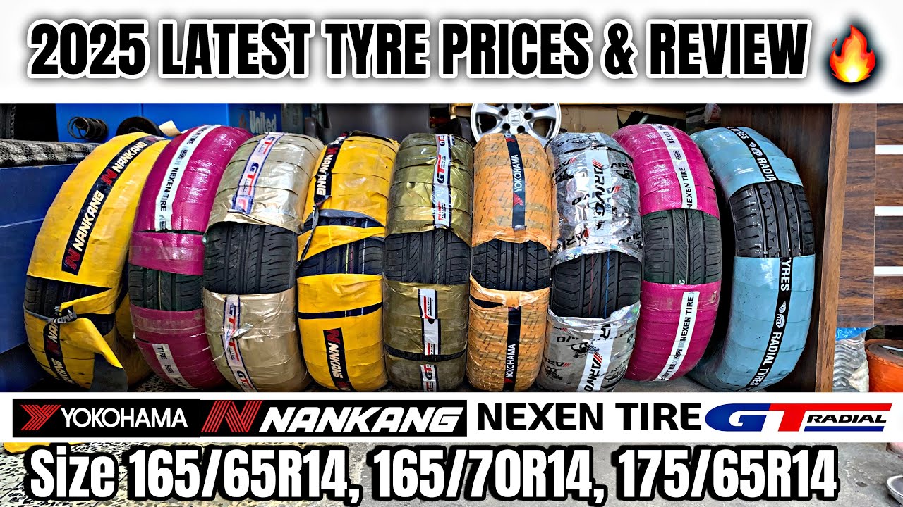 Top Tyre Brands & Prices in 2025 – Yokohama, Nankang, Nexen & More 😍
