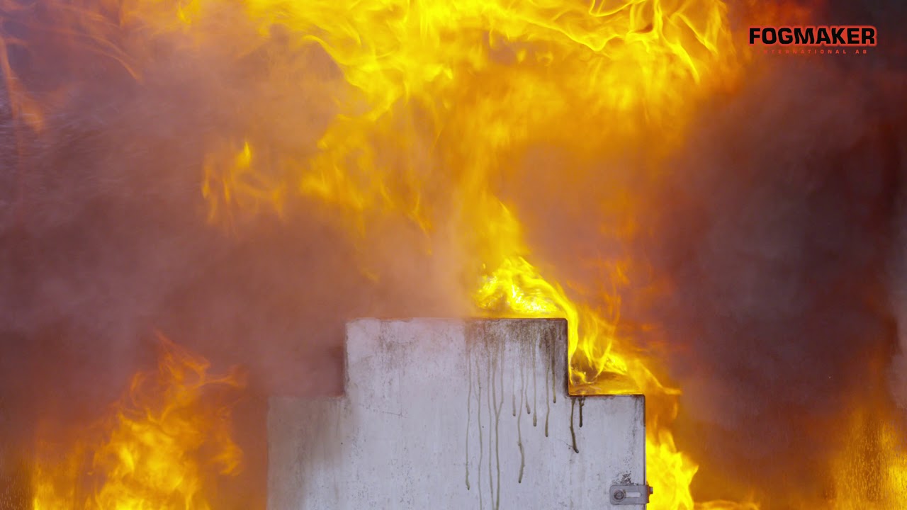 Live fire suppression demo