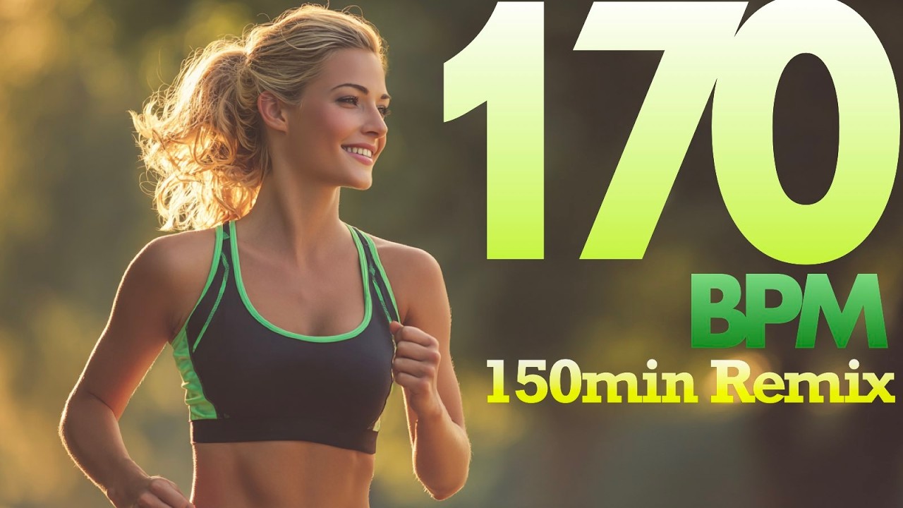 150-Minute Best Running Music • 170 BPM • High-Energy Vocal Mix for Speed, Endurance & Focus