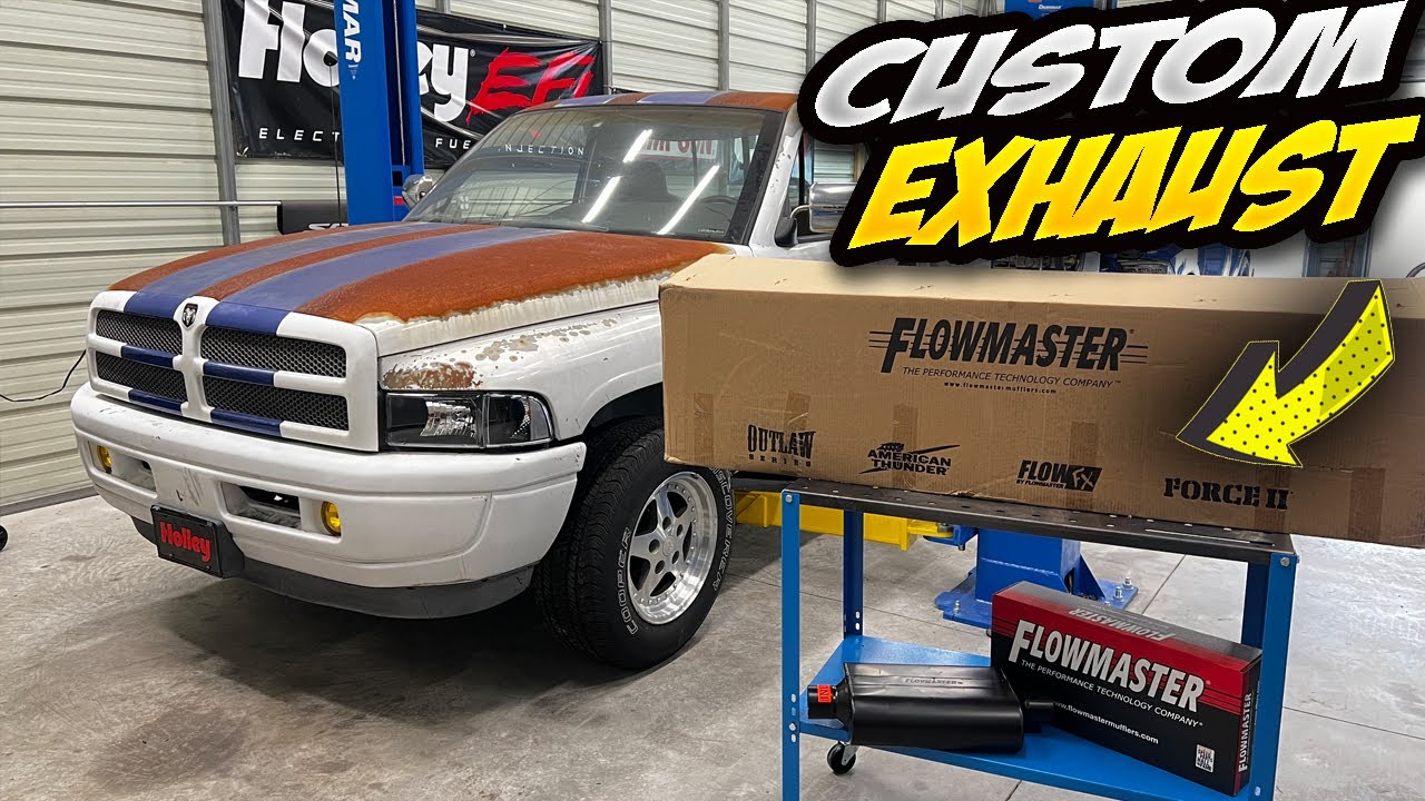 Как сделать собственную выхлопную систему Flowmaster | Dodge RAM 1500