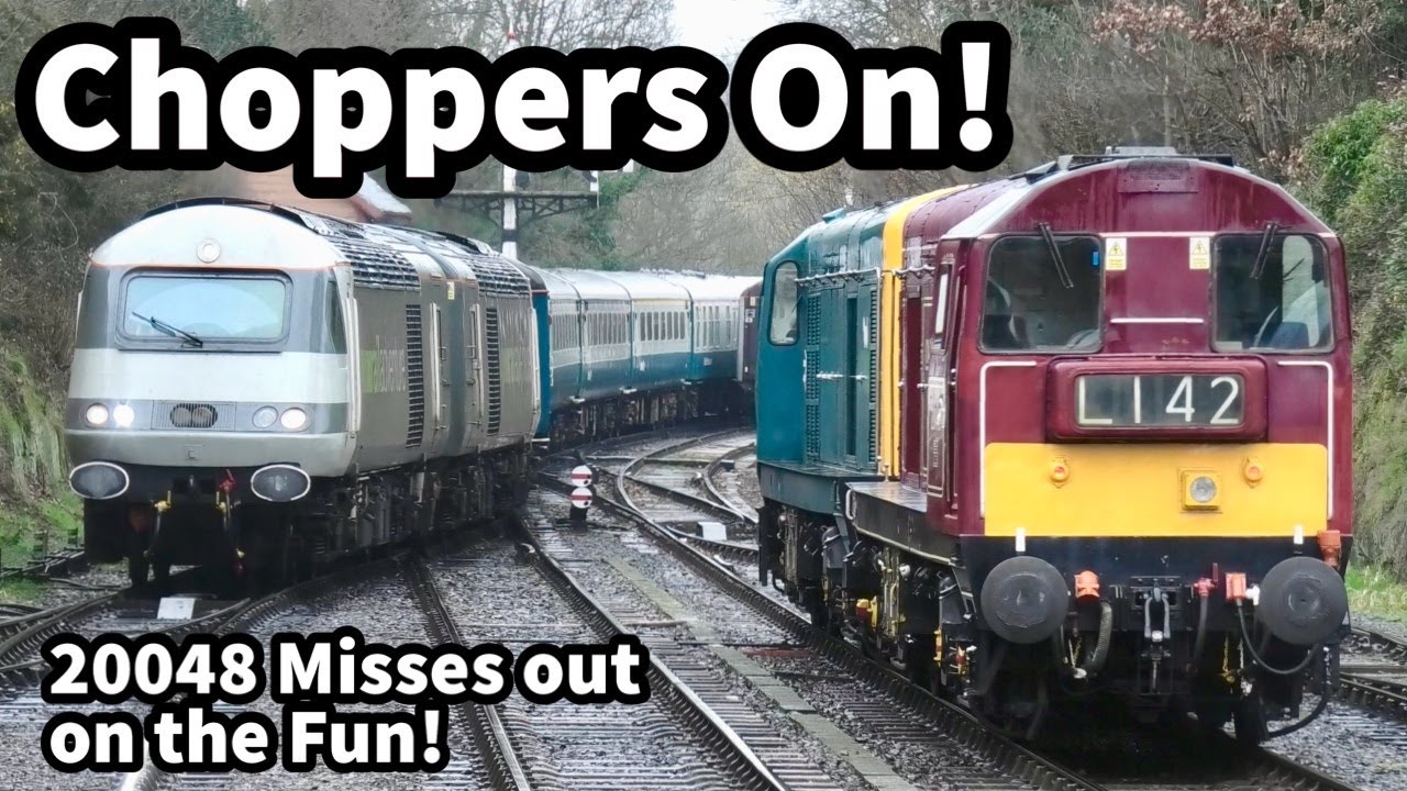 See ALL the MOVES! Choppers ON & OFF as 20048 MISSES out on the FUN..! At Bewdley & Kidderminster!