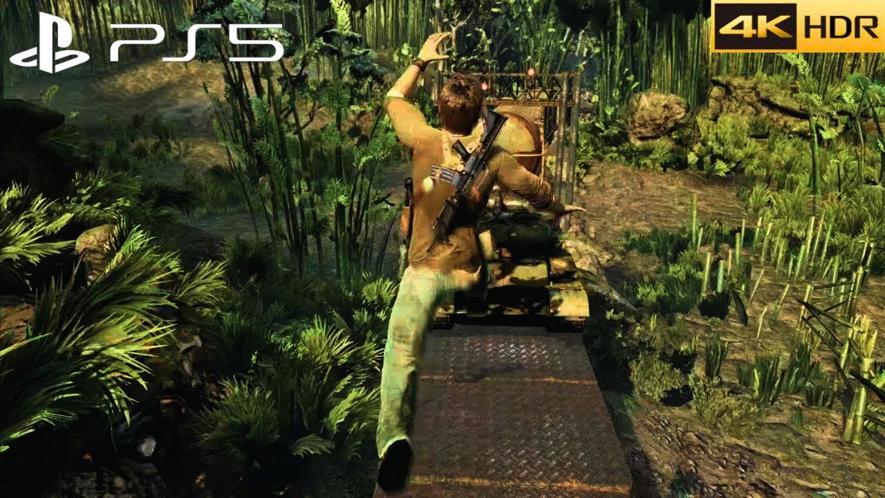 Uncharted 2 Remastered PS5 - Stealth and Aggressive Gameplay (4K 60FPS)