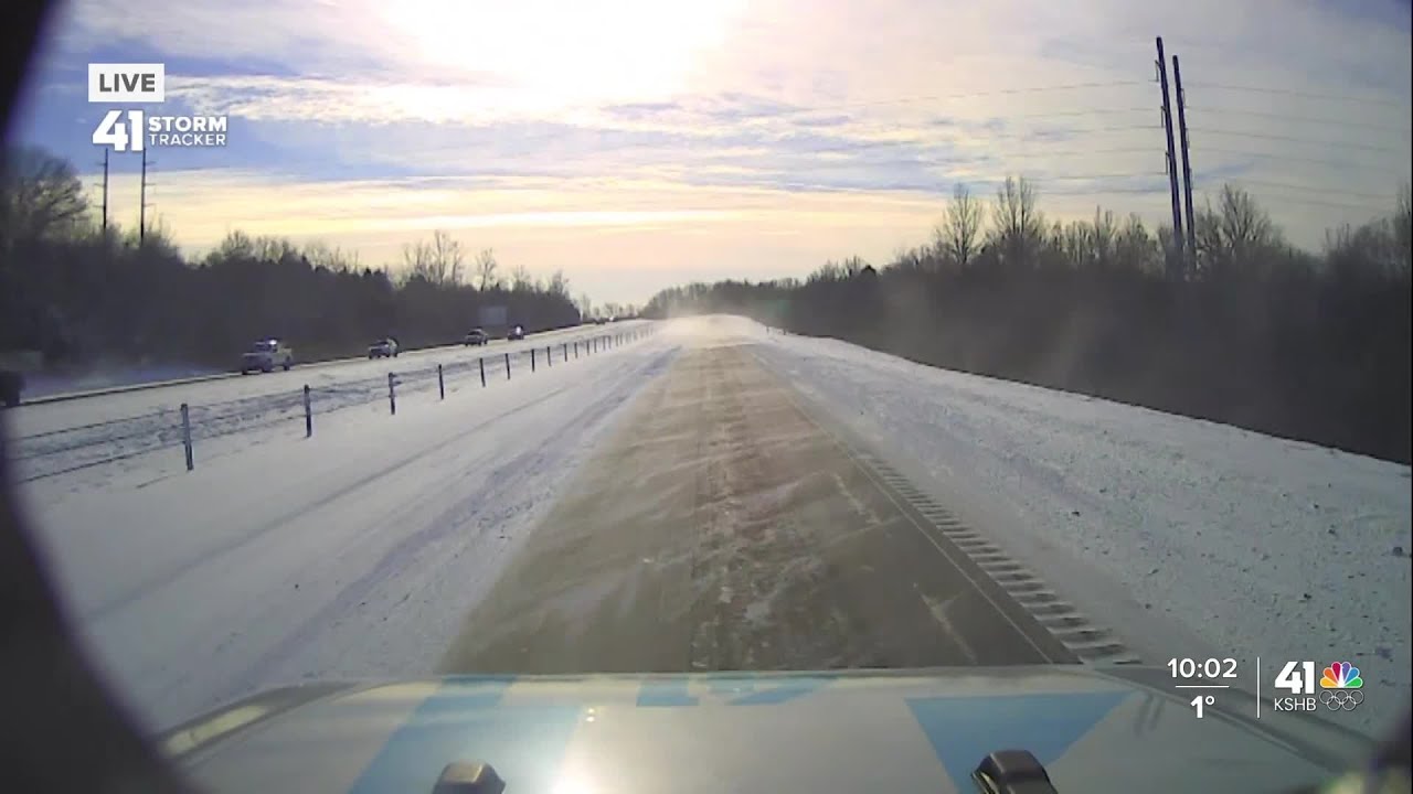 Noted road improvements compared to earlier Sunday
