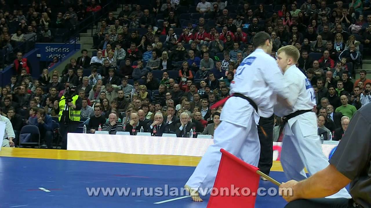 The 5th Karate World Cup 1/4 man heavyweight 1 KubiliusArtyushin