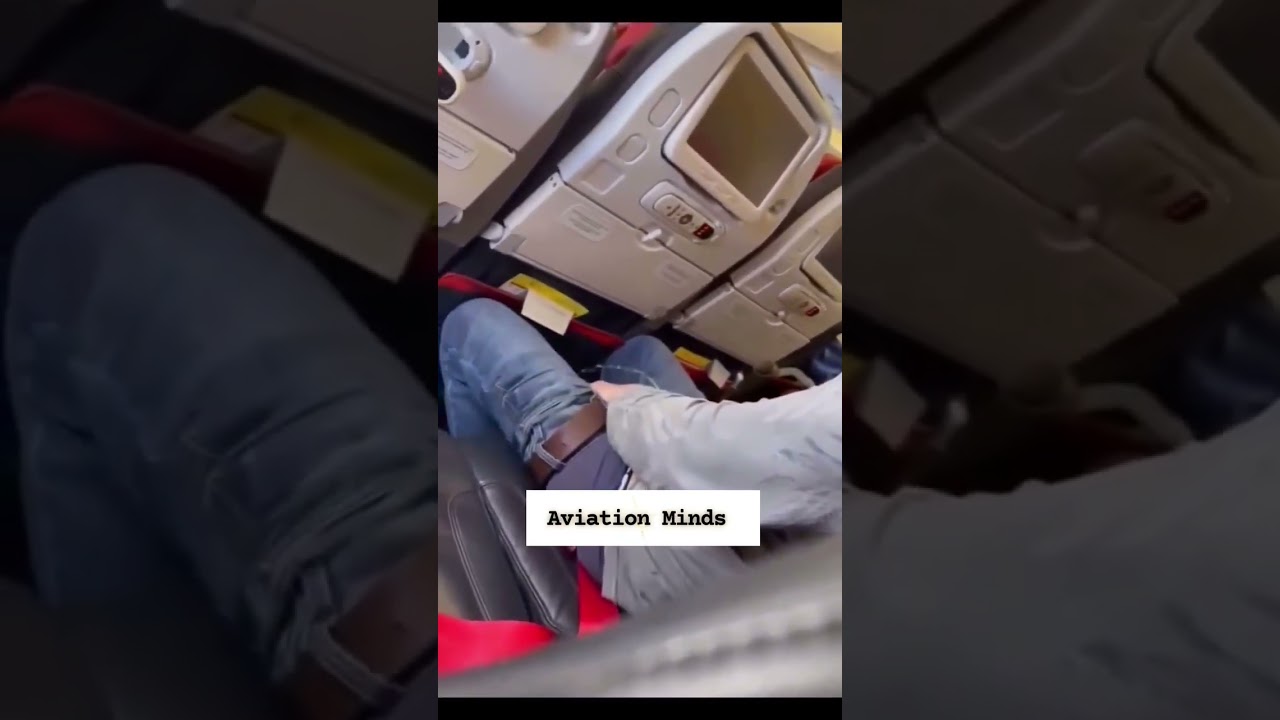 Passing urine on to the seats of an airplane. What should be the punishment? #airplane #aviation