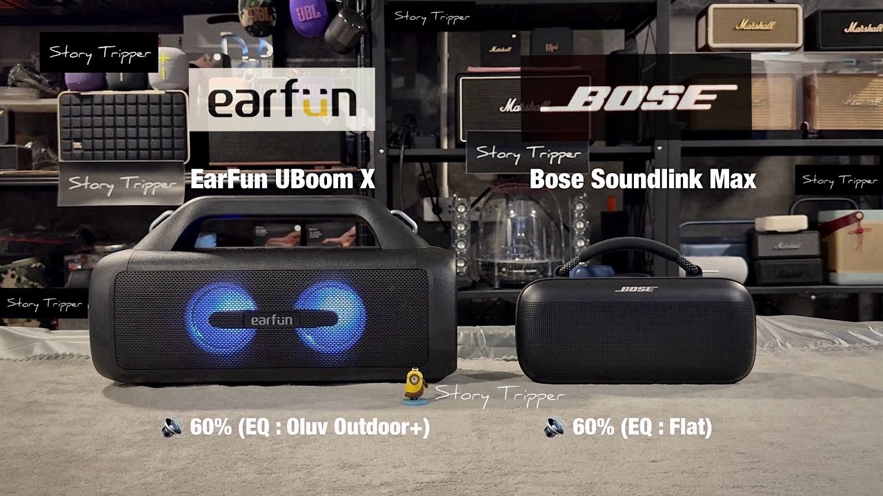 EarFun UBoom X vs Bose Soundlink Max