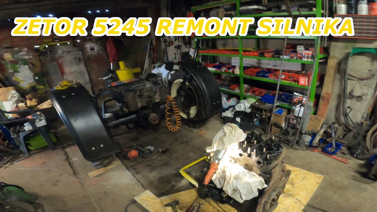 ZETOR 5245 ROBIMY REMONT SILNIKA \ KAPITALKA WSZYSTKO NOWE [VLOG 147]