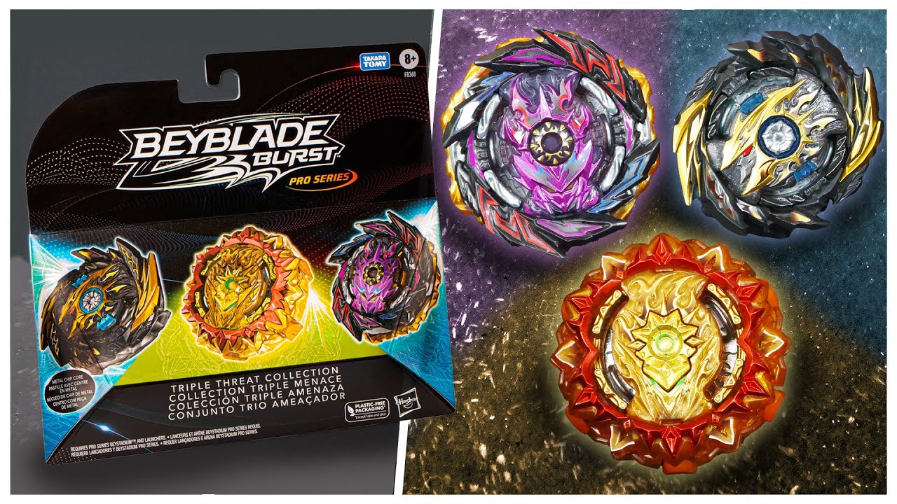 END OF PRO SERIES?! Beyblade Burst Pro Series Triple Threat 3-PACK Collection REVIEW