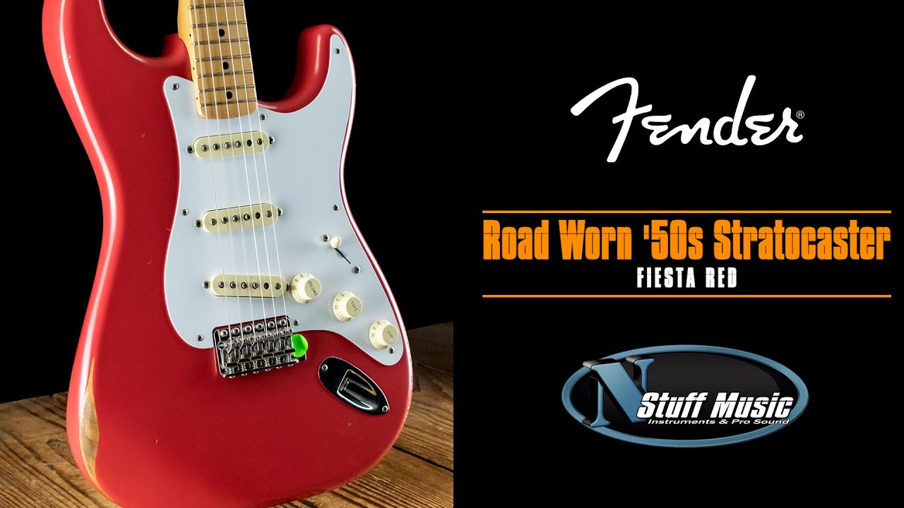 Fender Road Worn '50s Stratocaster - Fiesta Red