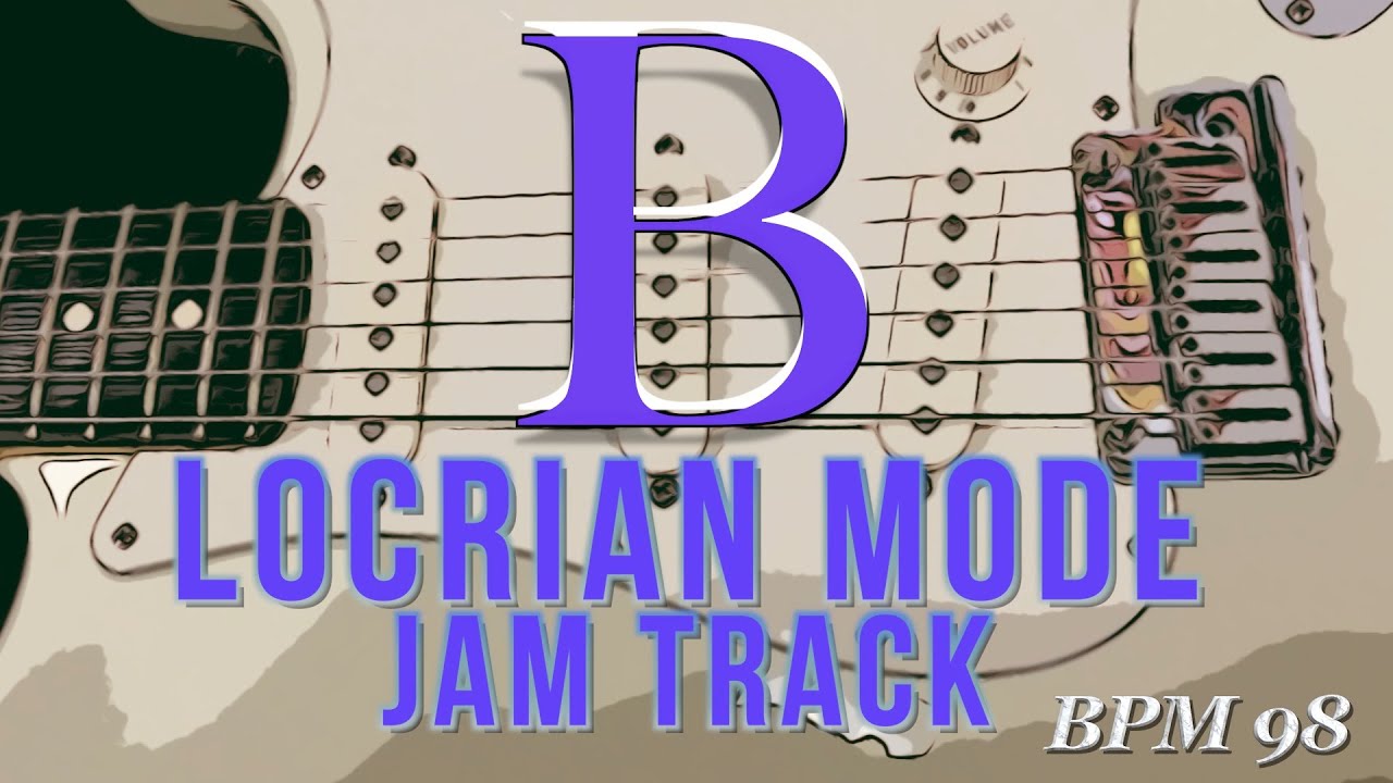 B Locrian Mode Scale - Groove Jam Backing Track