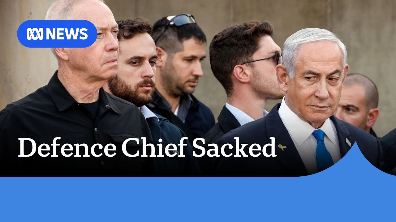 Netanyahu sacks Israeli defence minister over &lsquo;crisis of trust&rsquo; | ABC News