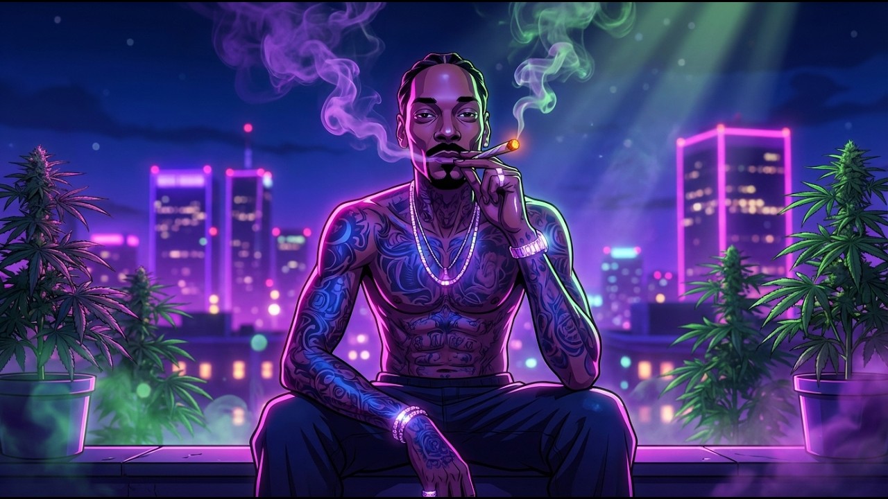 420 Vibe Music 🌿 Rooftop Chill Hop & Bluesy Rap