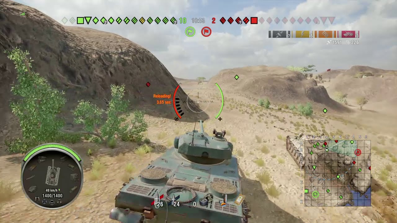 Brawling Support | AMX 50 100 | WoT Console