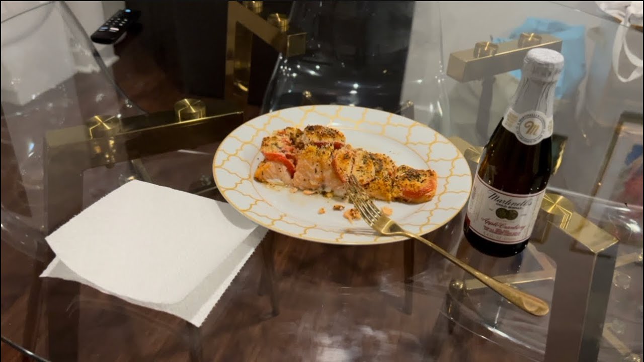 How to make Tomato Basil Salmon 🍣 