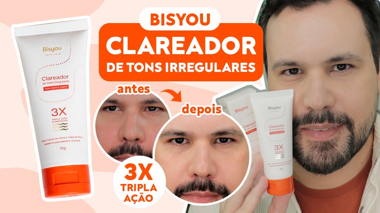 CLAREADOR DE TONS IRREGULARES BISYOU Hidratante Rosto e Corpo Como Tratar Manchas e Melasma na Pele