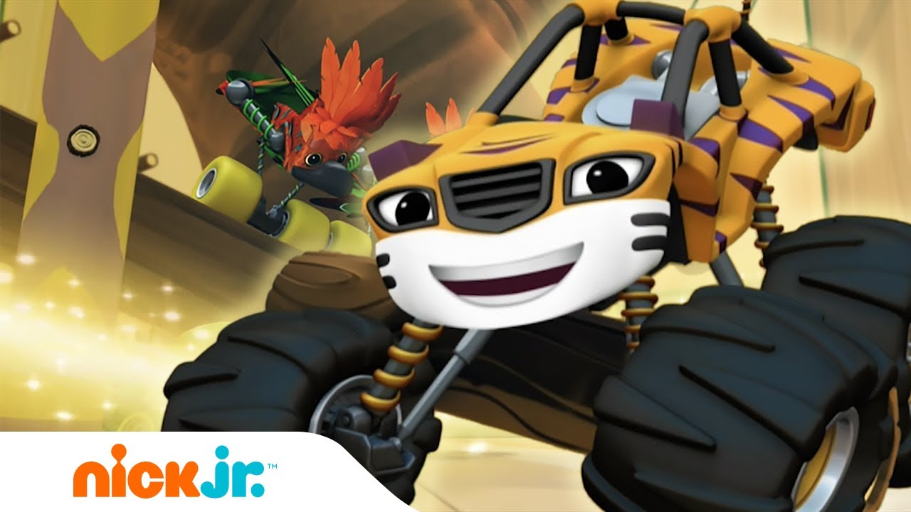 Blaze i megamaszyny | Najlepsze momenty Stripesa | Nick Jr.