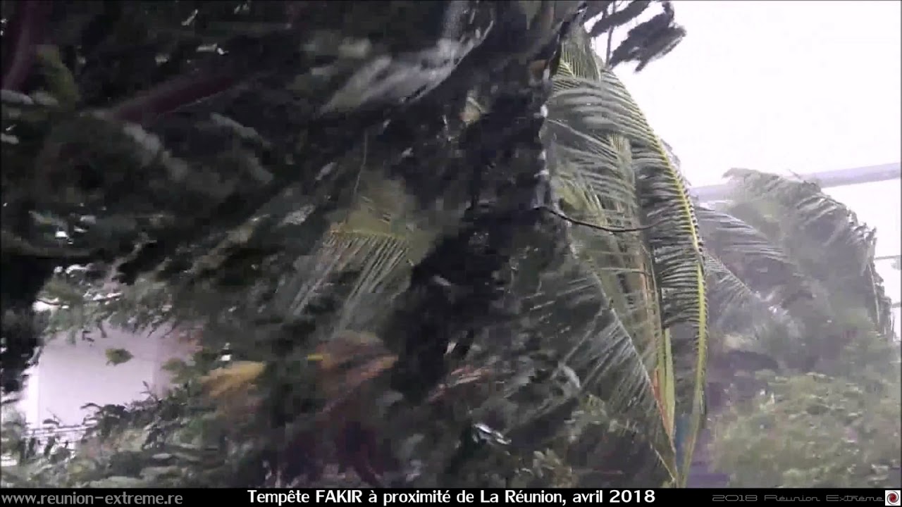 Tempête FAKIR à proximité de l'île de La Réunion - Avril 2018