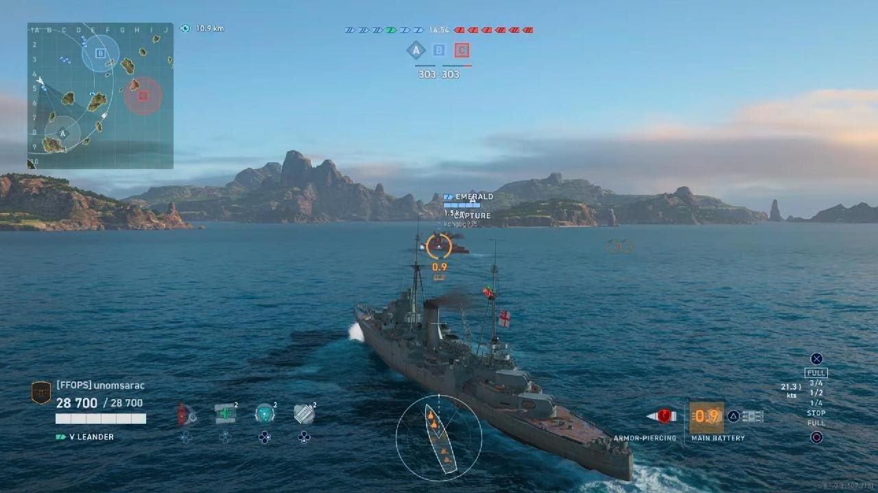 World of Warships: Legends cruiser tier 5 Leander