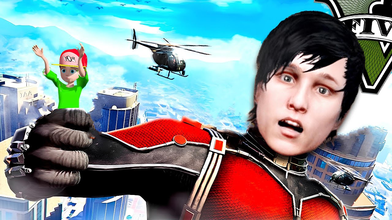ကျွန်တော် ပုရွက်ဆိတ်လူသား Ant-Man ဖြစ်ခဲ့တယ် | I become Ant-Man in GTA V | SMART On Live