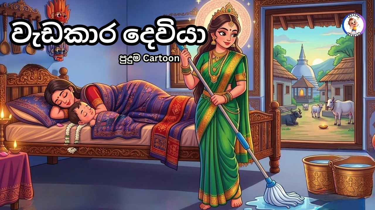 සැමියාගෙන් පහරකන අම්මාට දෙවියන් දුන් පුදුම තෑග්ග | Sinhala Cartoon | පුදුම Cartoon