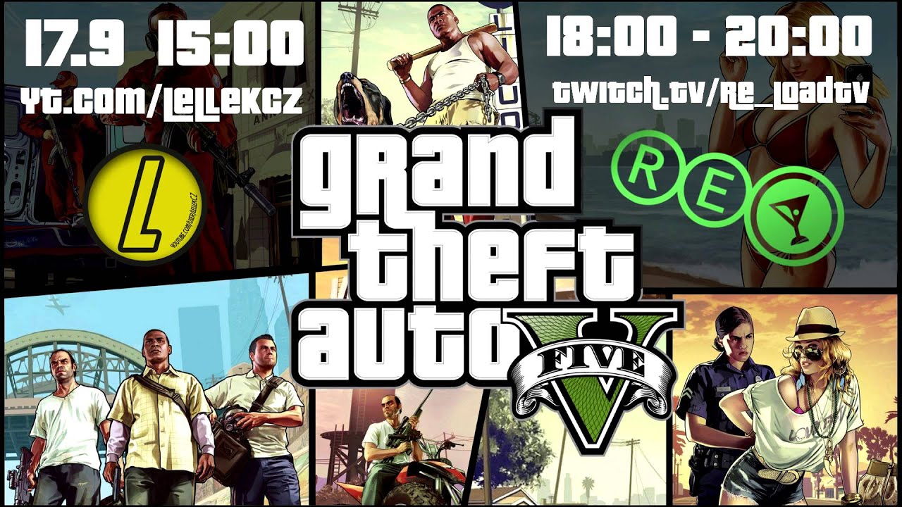 Grand Theft Auta V + Pravideln&eacute; StREamy!
