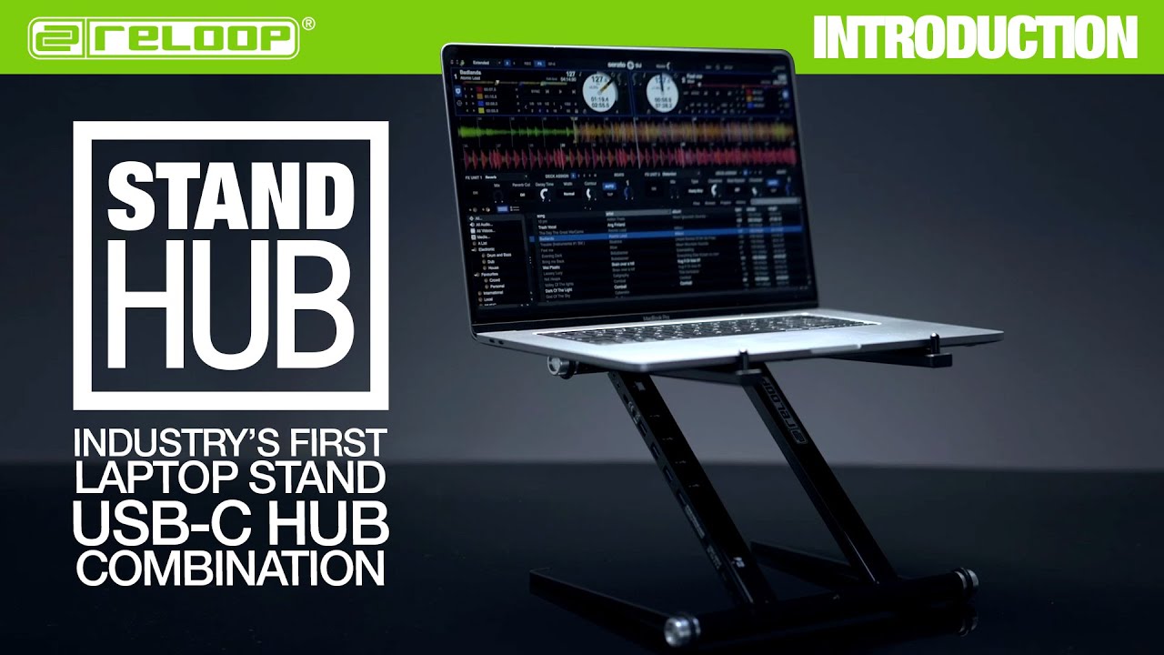 Reloop Stand Hub - Advanced Laptop Stand with USB-C PD-Hub (Introduction)