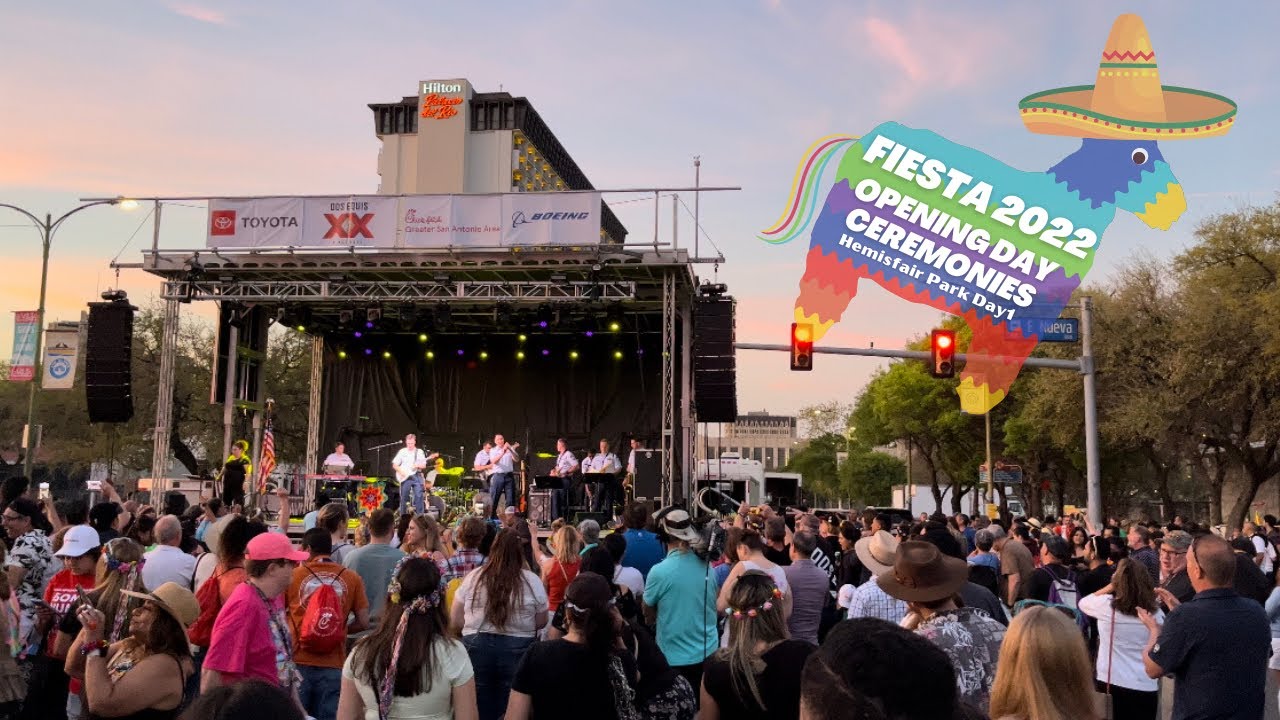 Fiesta San Antonio 2022 | Opening Ceremonies and walk through | Weekend in Texas