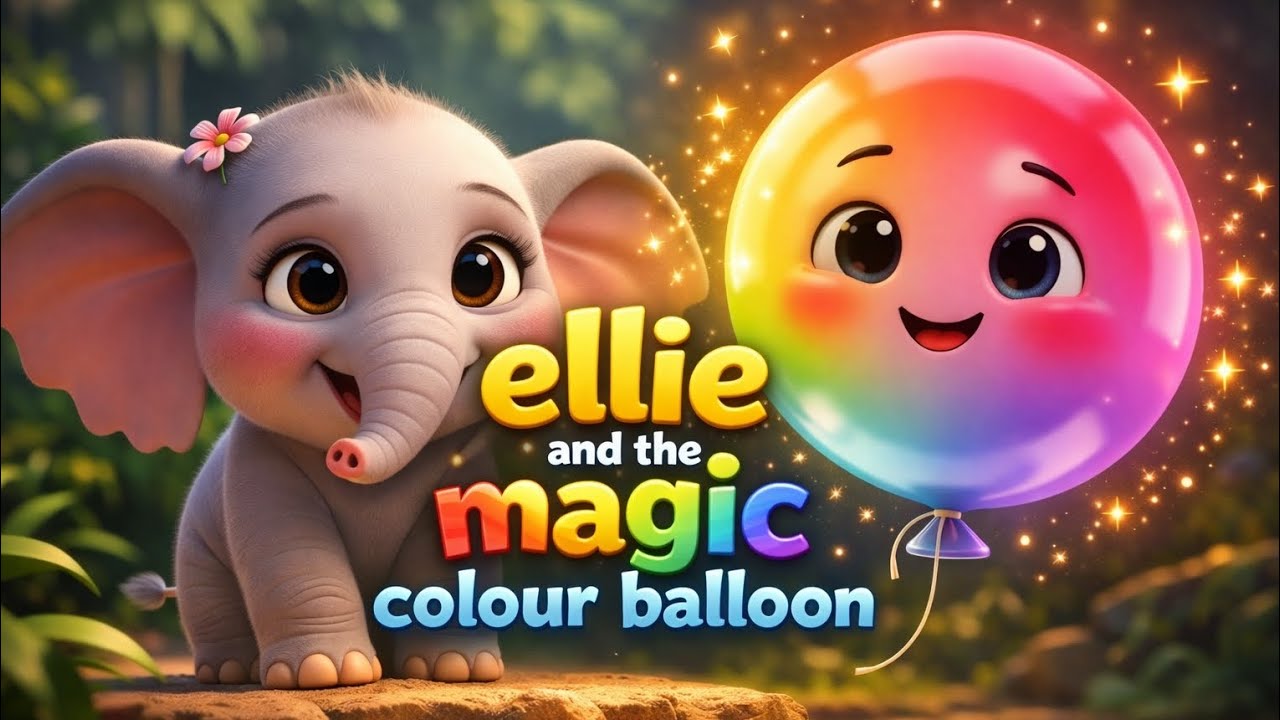 Ellie and the Magic Colour Balloon | A Heartwarming Jungle Story for Kids |