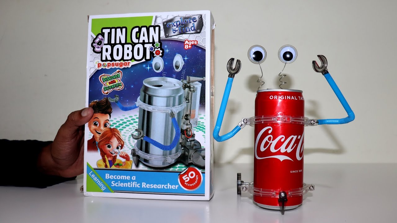 How To Make Tin Can Robot – Make Your own Robot from a soda can- Chatpat toy tv