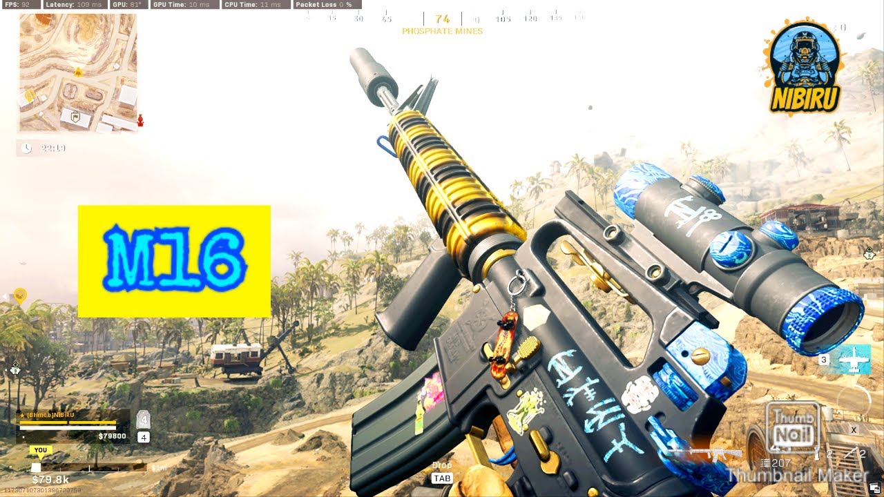 after Season 4 reloaded Vanguard this M16 class setup is *BROKEN*. (Best M16 class setup Warzone) 🏁
