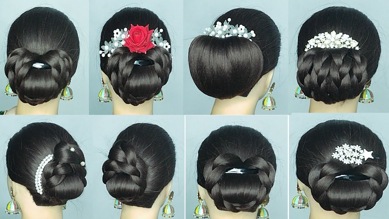 Simple Easy Hairstyle With Braid _ Amazing Hairstyle Tutorial _Daily Using Hairstyle For Office #Bun