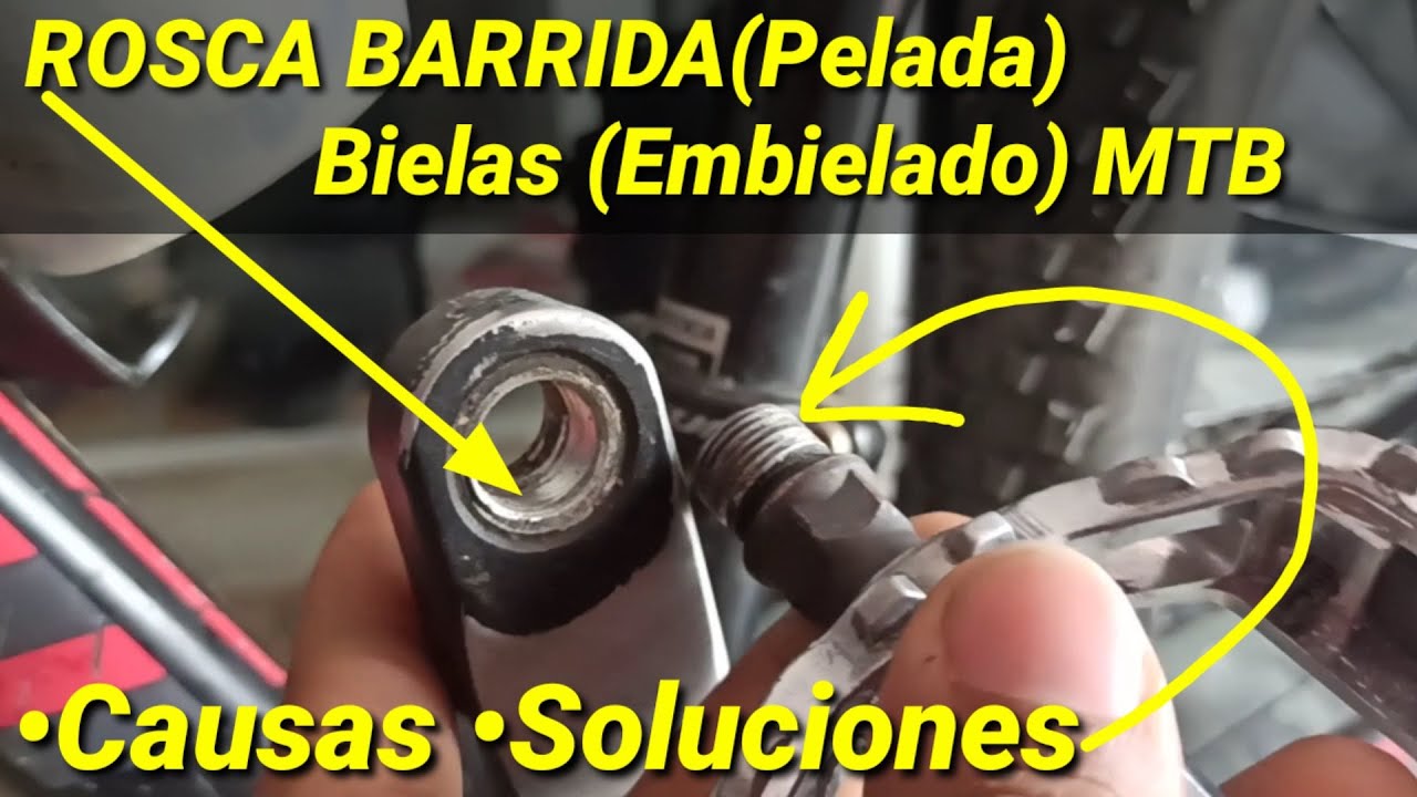 Reparando Rosca Triple plato Barrida / Pelada (Causas y soluciones) Bielas #bicicleta  #mtb