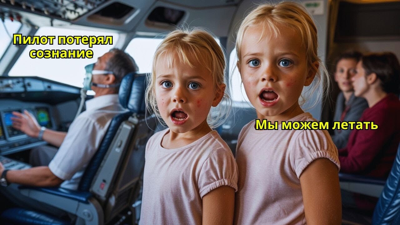 Пилот потерял сознание на высоте 30 000 футов — тогда девочки-близняшки в 9-м ряду закричали