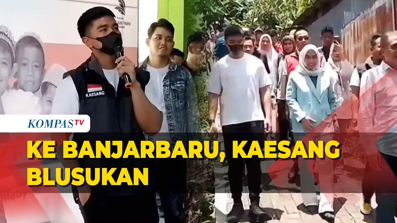 Kaesang ke Banjarbaru Beri Santunan dan Bantuan Biaya Pengobatan bagi Warga