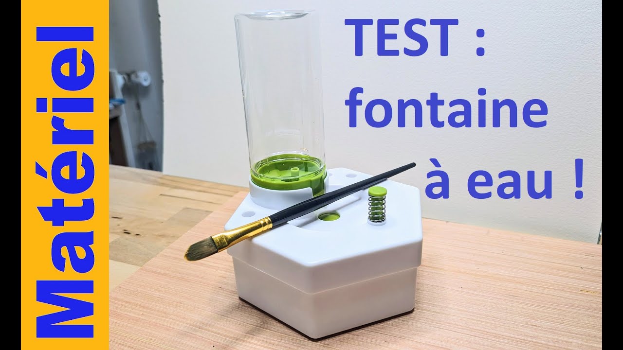 Test fontaine à eau
