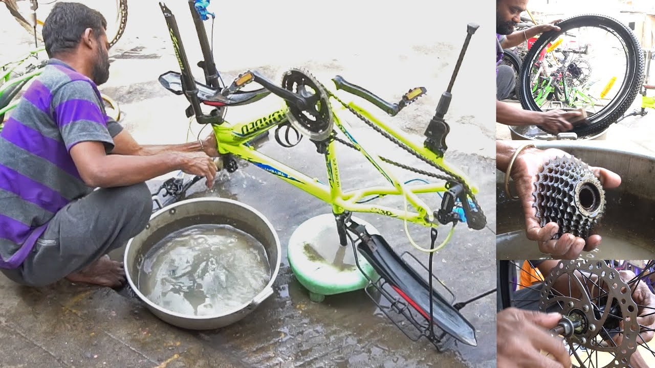 How to Service your BICYCLE Yourself | DIY Bike Maintenance | Hercules Roadeo  A75 Bicycle Service.