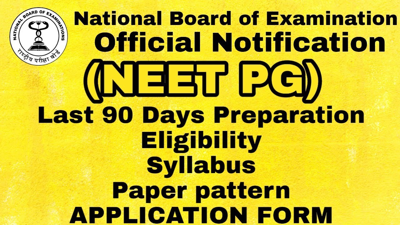 NEET PG 2019: Syllabus, paper patter, preparation and how to apply