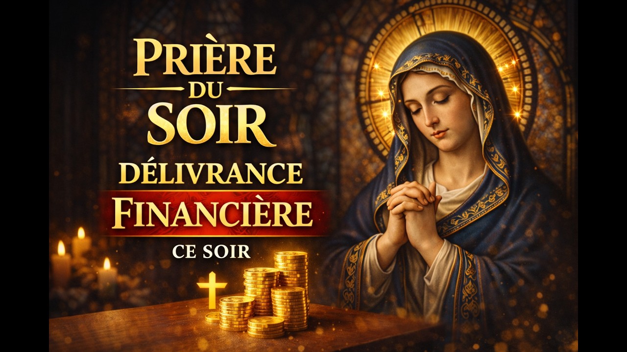 Prière du soir — Délivrance financière (dettes, anxiété, paix)