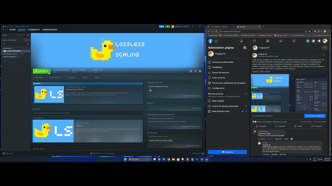 Instalación y Configuración de Lossless Scaling Beta 3.0.0.2