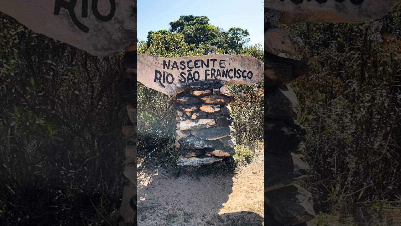 Nascente do Rio S&atilde;o Francisco na Serra da Canastra. #serradacanastra #rios&atilde;ofrancisco #nascentes