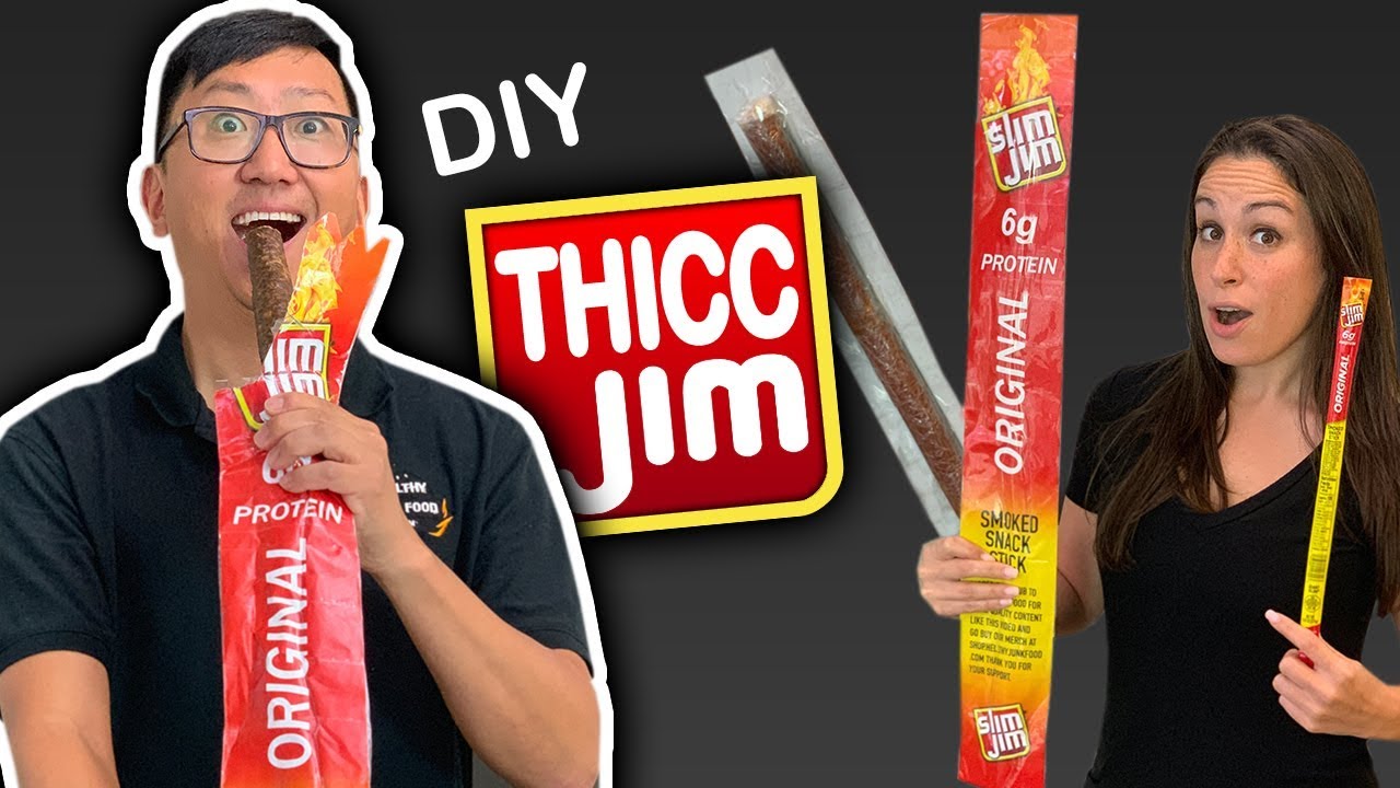 DIY Giant SLIM JIM 😮 // 30 Day Dry Aged!!