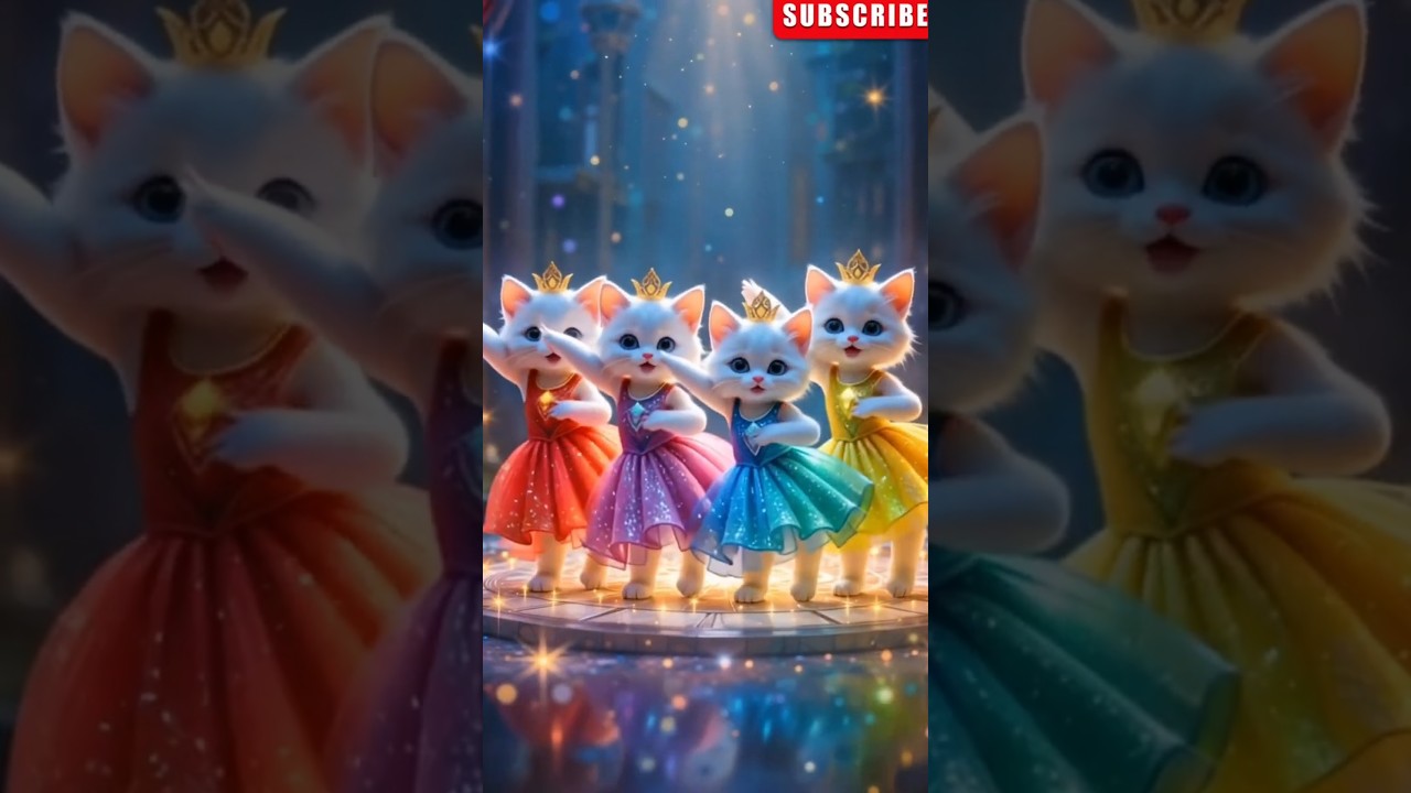 Cat Dance Group🐱💃#cat #dance #music #shorts