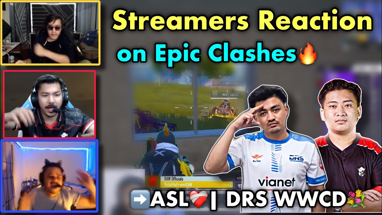 Streamers and Casters React to EPIC CLASHES🔥🇳🇵| DRS WWCD⚡️RAW vs MAB in PMPL W-3, DAY-5| PUBGM🥷!