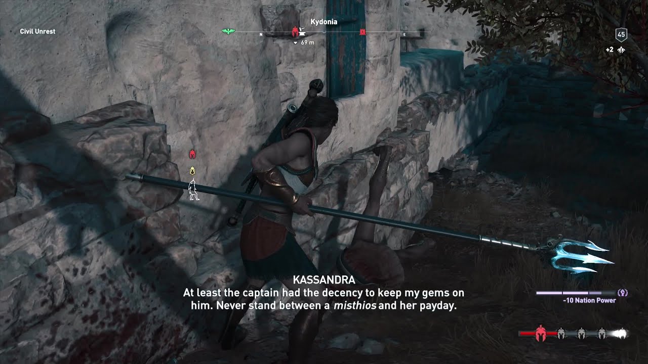 254 AC Odyssey Completar la Quest Civil Unrest