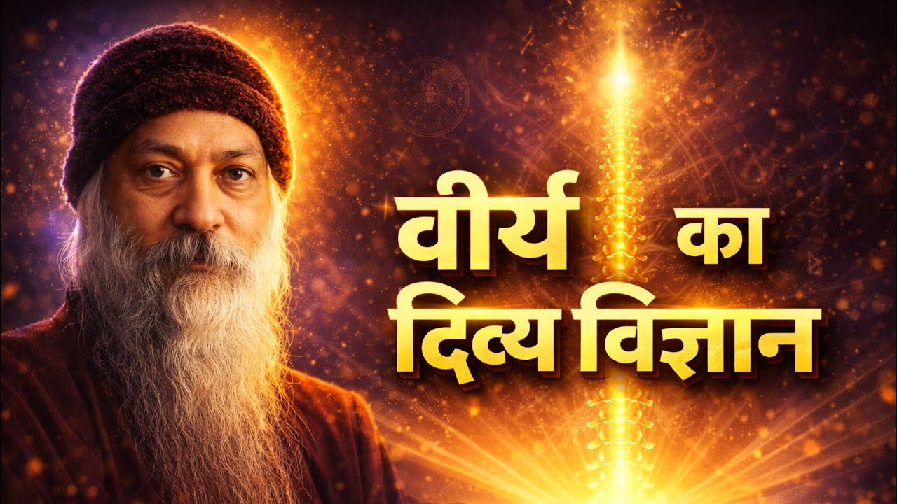 ⭐ वीर्य का दिव्य विज्ञान | Osho Hindi | रीढ़ की शक्ति और वीर्य ऊर्जा का रहस्य